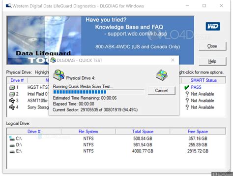 using western digital diagnostics to test hard drive|western digital lifeguard diagnostics tool.